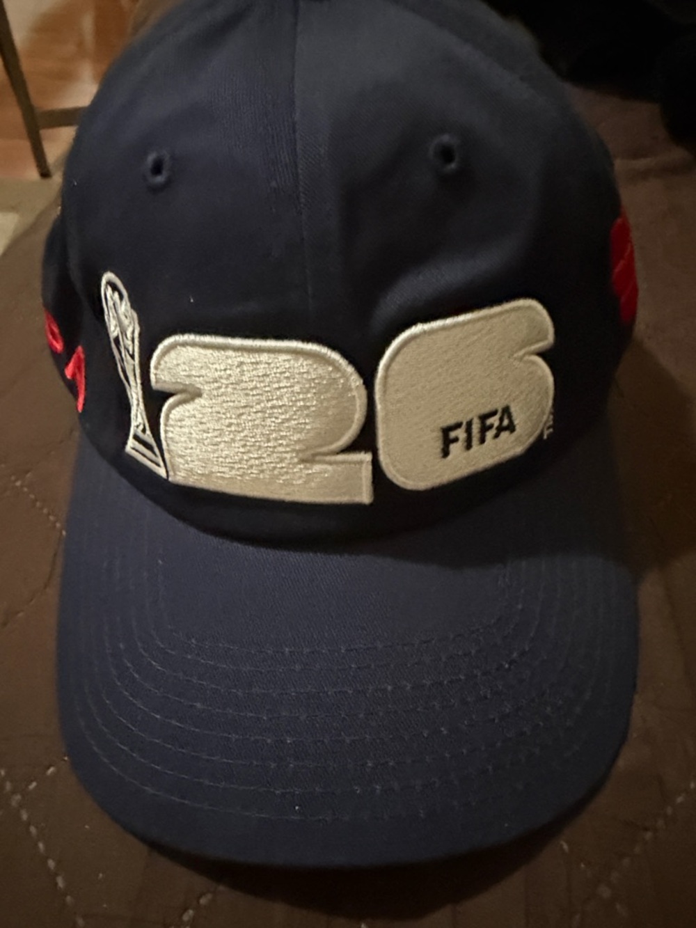 FIFA Navy 28 Embroidered Baseball Cap